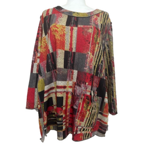 Multiples Super Soft Long Sleeve Tunic with One pocket